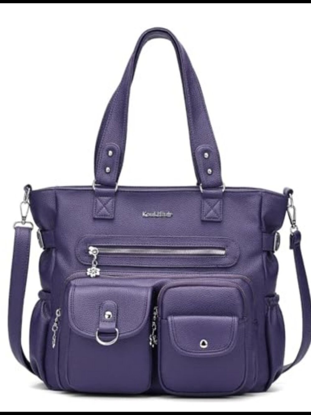 Large PU Leather Crossbody Bag Tote Hobo Adjustable Strap Work Travel
